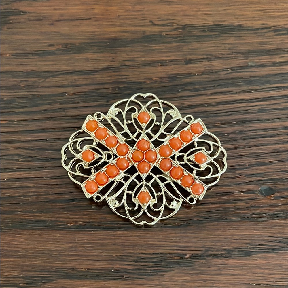 Vintage Sarah Coventry Filigree Brooch
